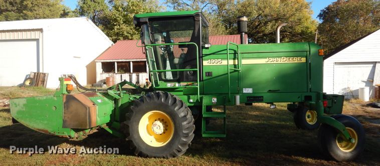 image for item DM3210 2007 John Deere 4995  windrower