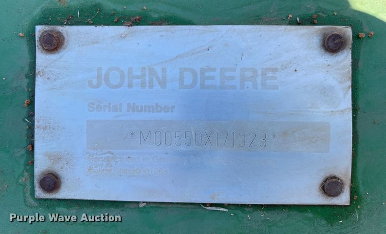 image for item DN4497 John Deere 550  rototiller