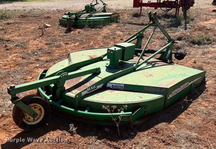 image for item DO8774 John Deere MX6  rotary mower