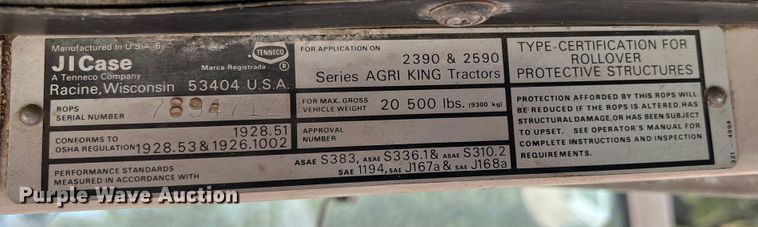 image for item DO8807 1978 Case 2390  tractor