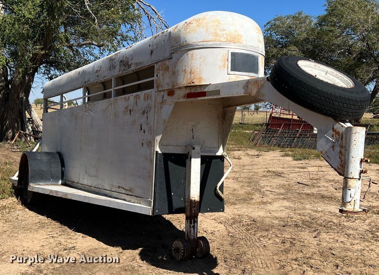 image for item DO8815 Shop built  livestock trailer