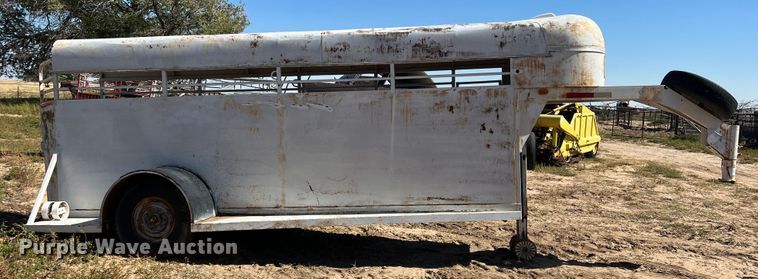 image for item DO8815 Shop built  livestock trailer