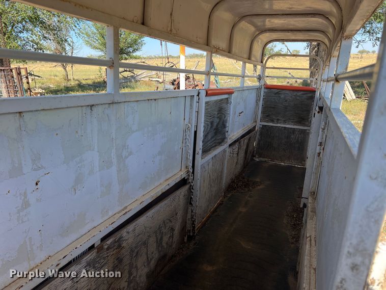 image for item DO8815 Shop built  livestock trailer