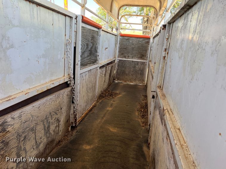 image for item DO8815 Shop built  livestock trailer
