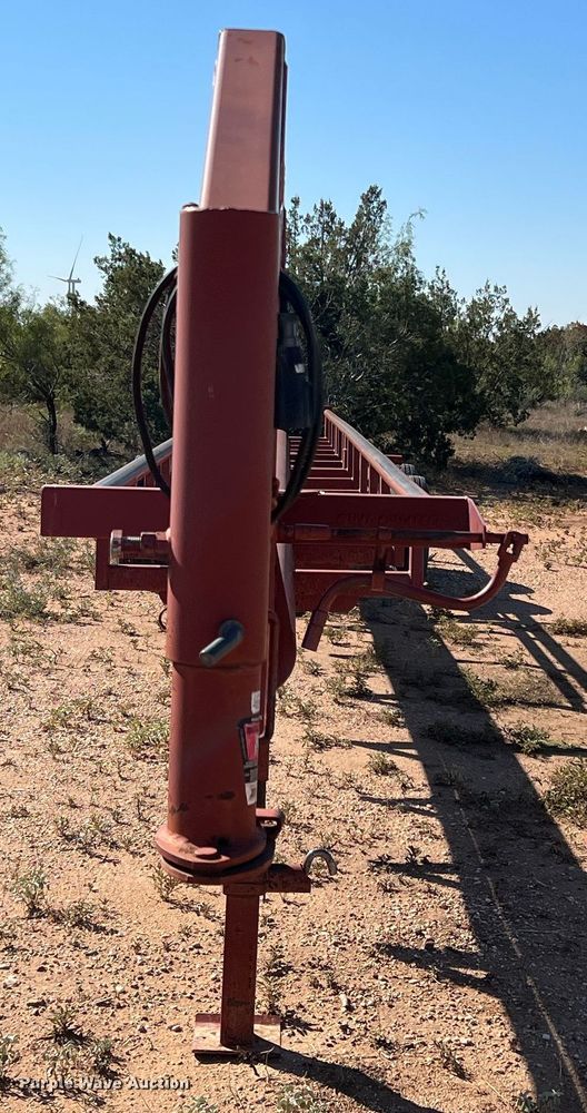 image for item DO8829 Red Rhino  hay bale trailer