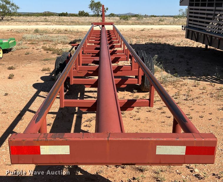 image for item DO8829 Red Rhino  hay bale trailer