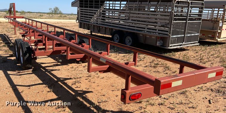 image for item DO8829 Red Rhino  hay bale trailer