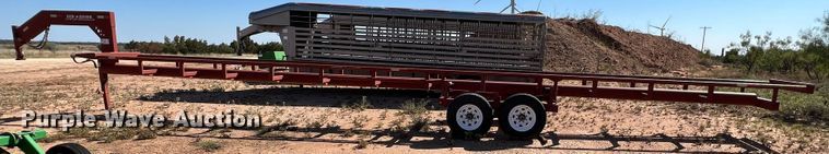 image for item DO8829 Red Rhino  hay bale trailer