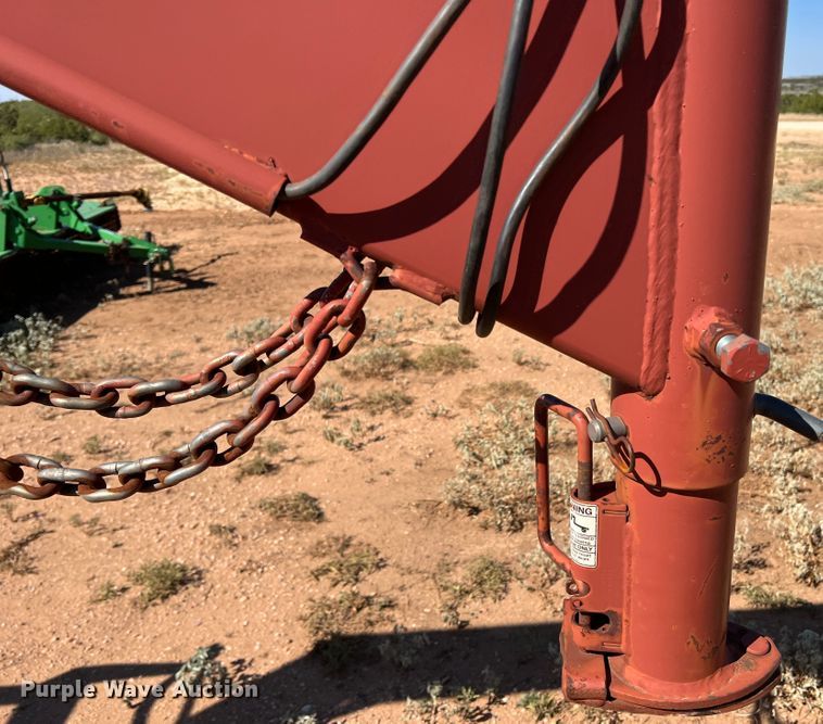 image for item DO8829 Red Rhino  hay bale trailer