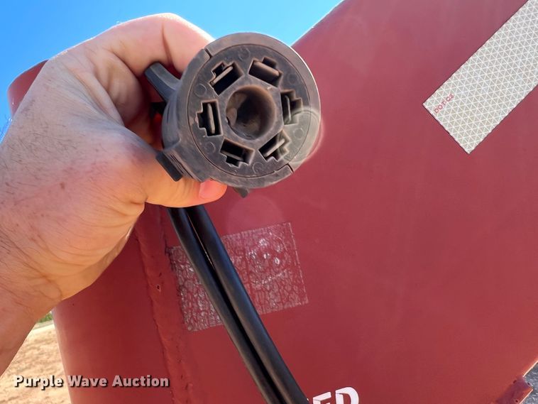 image for item DO8829 Red Rhino  hay bale trailer