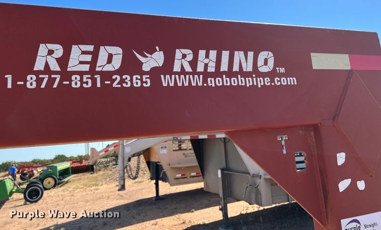 image for item DO8829 Red Rhino  hay bale trailer