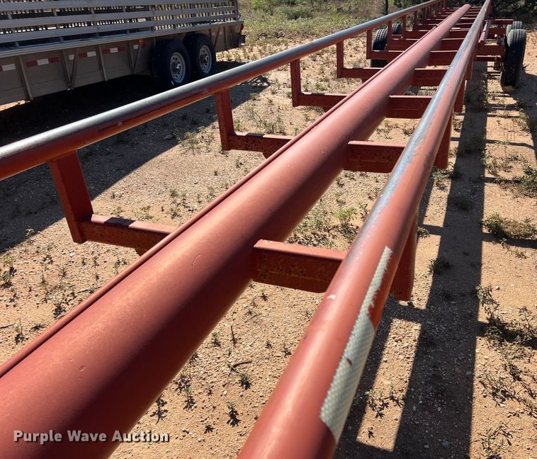 image for item DO8829 Red Rhino  hay bale trailer