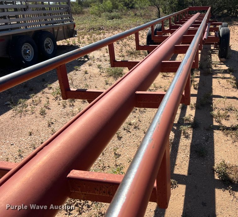 image for item DO8829 Red Rhino  hay bale trailer