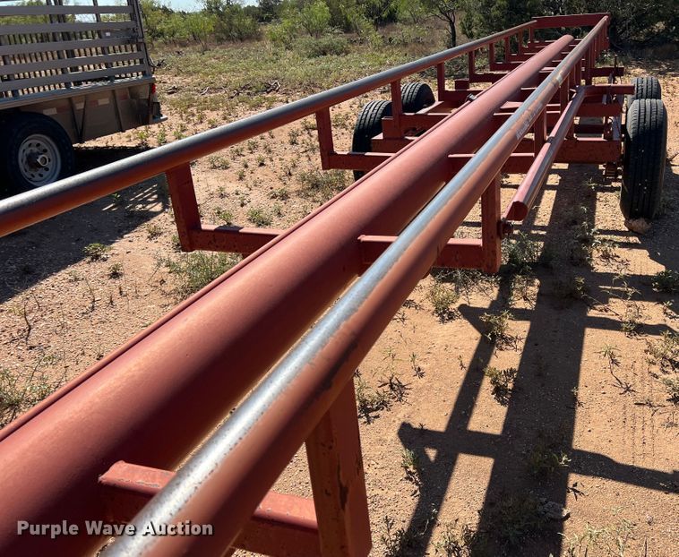 image for item DO8829 Red Rhino  hay bale trailer