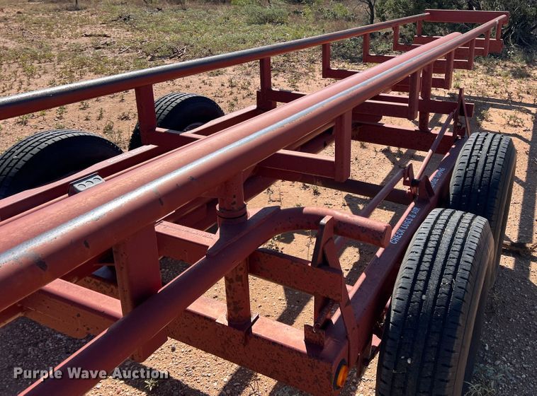 image for item DO8829 Red Rhino  hay bale trailer