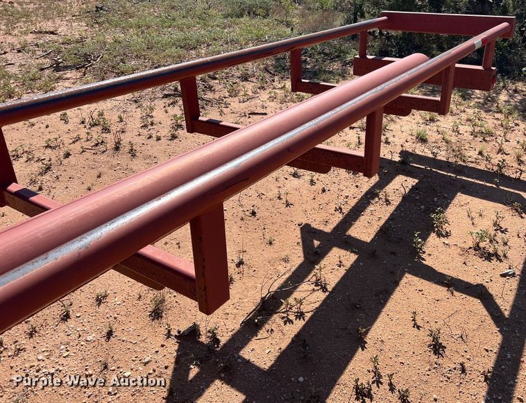 image for item DO8829 Red Rhino  hay bale trailer