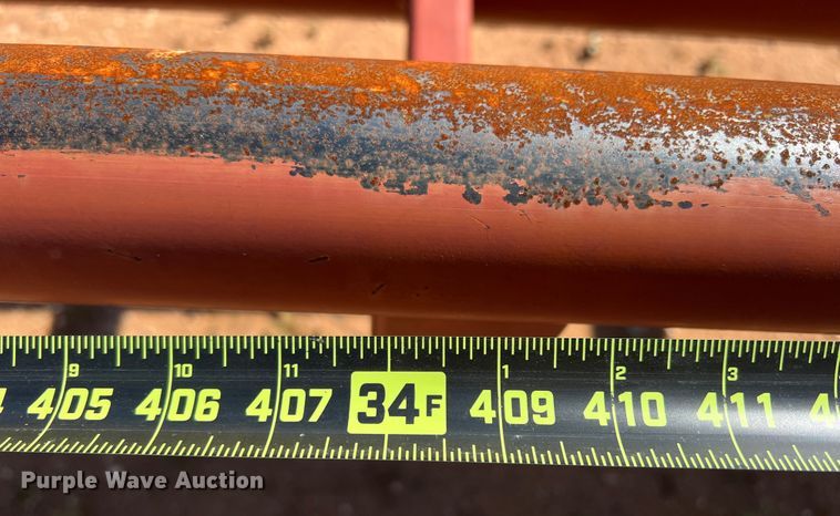 image for item DO8829 Red Rhino  hay bale trailer