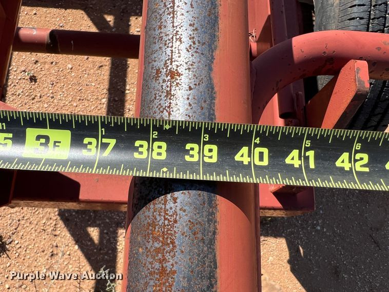 image for item DO8829 Red Rhino  hay bale trailer