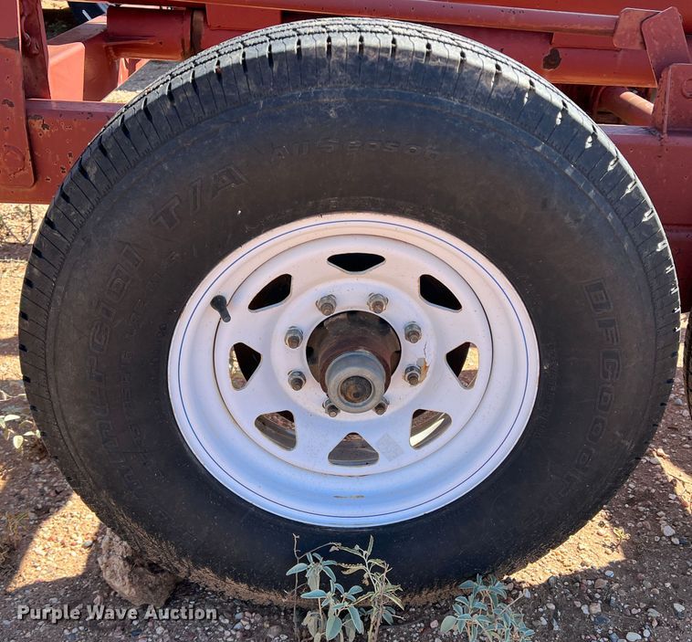 image for item DO8829 Red Rhino  hay bale trailer