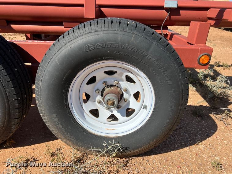image for item DO8829 Red Rhino  hay bale trailer