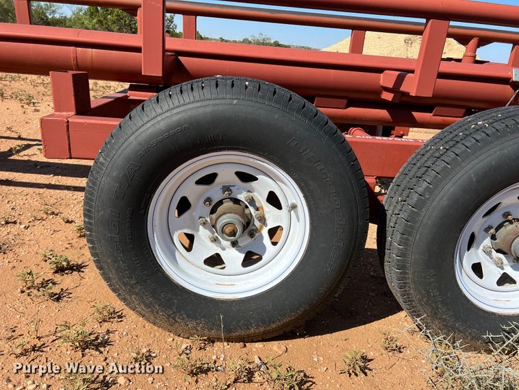 image for item DO8829 Red Rhino  hay bale trailer