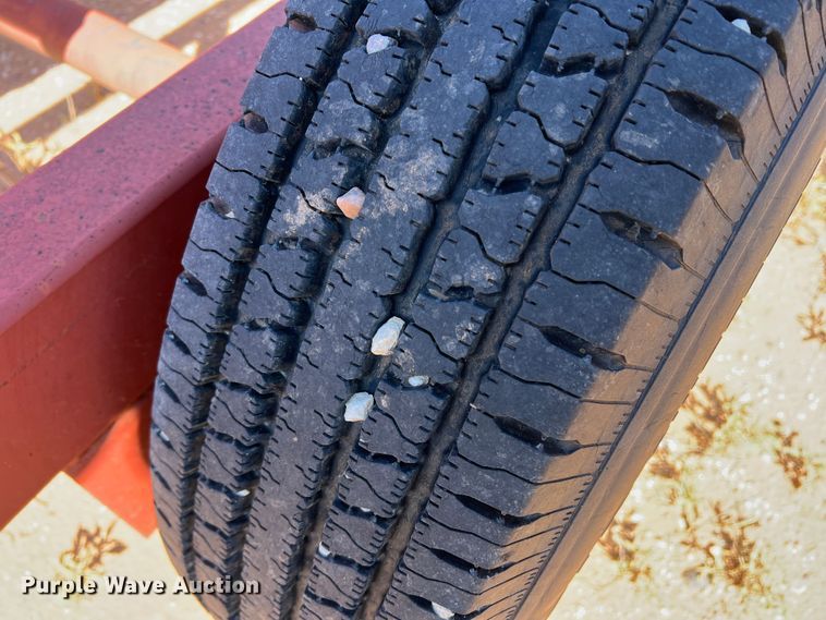 image for item DO8829 Red Rhino  hay bale trailer