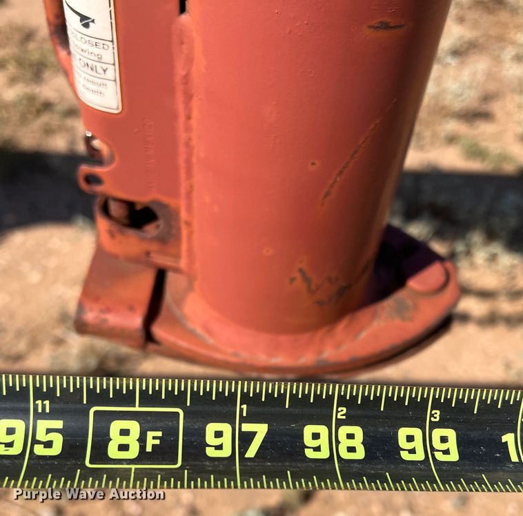 image for item DO8829 Red Rhino  hay bale trailer