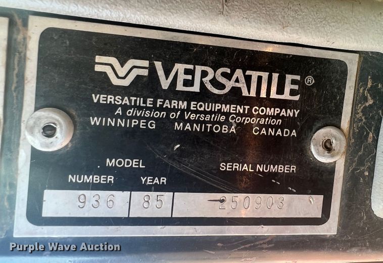 image for item DO8832 1985 Versatile 936  4WD tractor