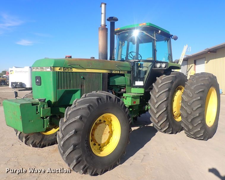 image for item DQ2966 1989 John Deere 4955  MFWD tractor