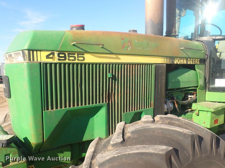 image for item DQ2966 1989 John Deere 4955  MFWD tractor