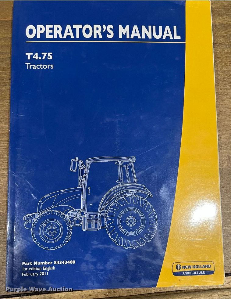 image for item DQ2998 2015 New Holland T4.75  MFWD tractor