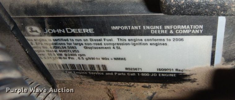 image for item DS1440 2006 John Deere 5425  MFWD tractor