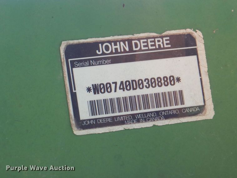 image for item DS1448 2001 John Deere 7210  MFWD tractor
