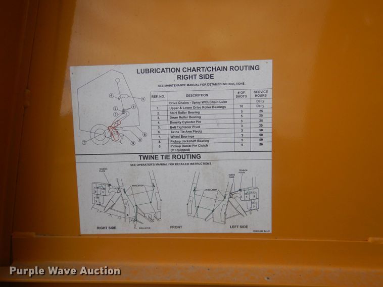 image for item HU9452 2021 Vermeer 605N Cornstalk Special  round baler