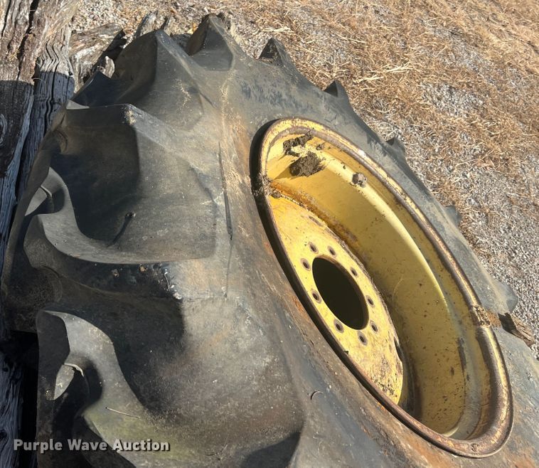 image for item HX9938 (2) 18.4-30 tires and wheels