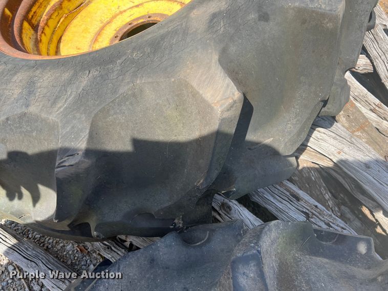 image for item HX9938 (2) 18.4-30 tires and wheels