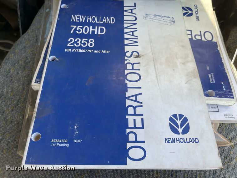 image for item JD9223 New Holland 750HD  windrower disc head