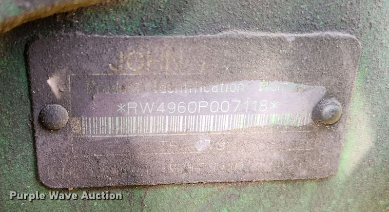 image for item KC9403 1993 John Deere 4960  MFWD tractor