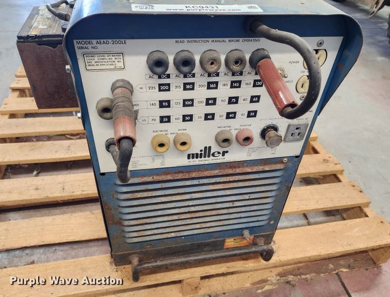 image for item KC9431 Miller AEAD-200LE  welder/generator
