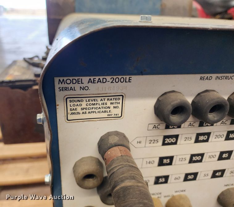 image for item KC9431 Miller AEAD-200LE  welder/generator