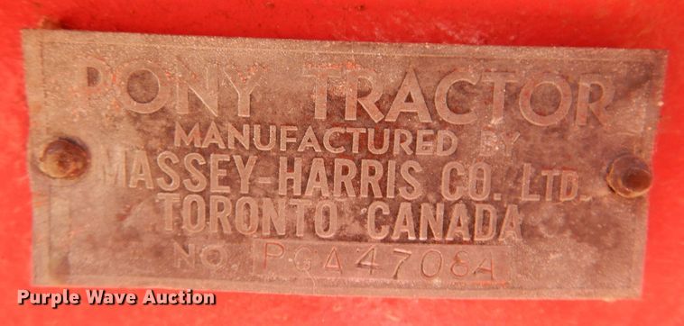 image for item KO9966 Massey-Harris Pony  tractor