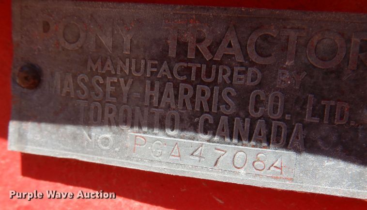 image for item KO9966 Massey-Harris Pony  tractor