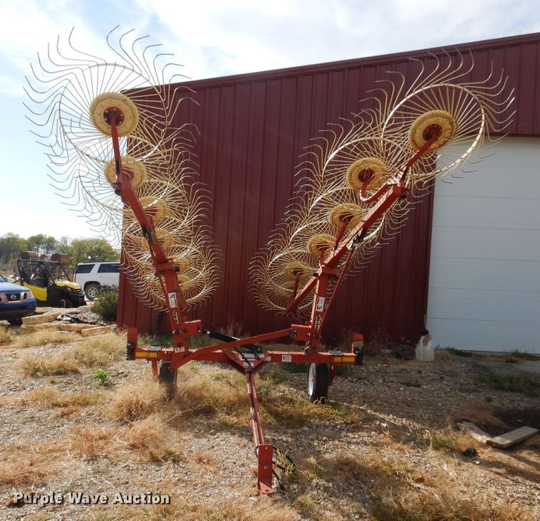 image for item KU9640 H&S V-12  hay rake