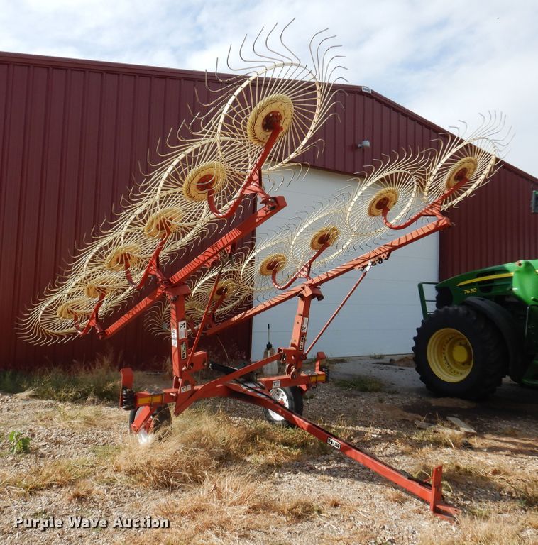 image for item KU9640 H&S V-12  hay rake
