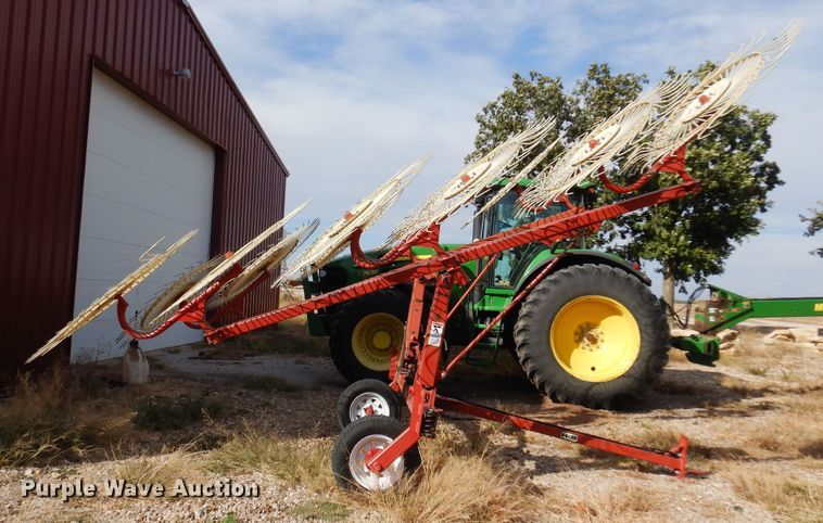 image for item KU9640 H&S V-12  hay rake