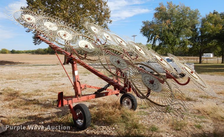 image for item KU9640 H&S V-12  hay rake