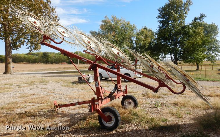 image for item KU9640 H&S V-12  hay rake