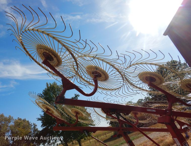 image for item KU9640 H&S V-12  hay rake