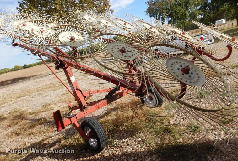 image for item KU9640 H&S V-12  hay rake