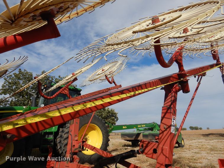 image for item KU9640 H&S V-12  hay rake